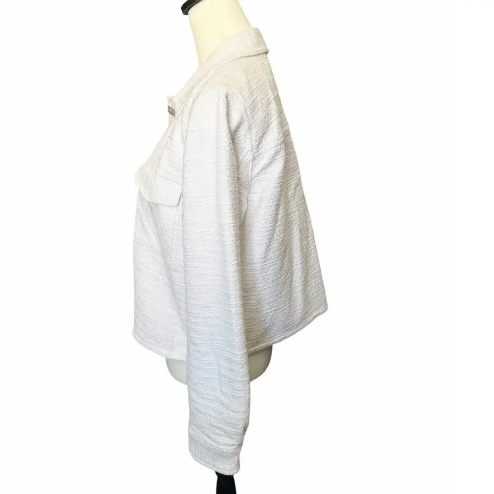 Express Women's Blazer Jacket White Medium